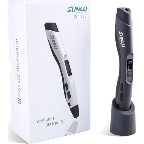 GOHIGH SL-300 3D Drawing Pen Printing 8 Levels Digital Speed Control Nozzle Easier To Maintain For Creative Craft Making