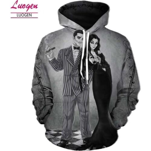 Luogen 3d Long Sleeve Couple Hoodie Tide Casual Hip Hop Men Women Top Hoodies Sweatshirts Streetwear Out Coat Drop Shipping