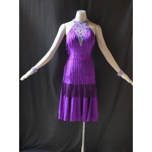 KAKA-L1568,Women Dance Wear,Girls Fringe Latin Dress,Salsa Dress Tango Samba Rumba Chacha Dress,Dance Latin dress