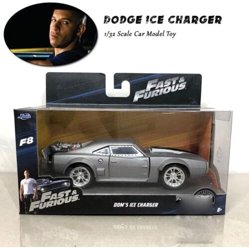 JADA CARS 1:32 Fast and Furious Doms Dodge Ice Charger Collector Edition Simulation Metal Diecast Model Cars Kids Toys Gifts