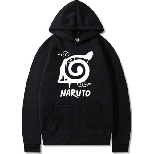 Harajuku Men Hoodie Japanese Anime Printed Streetwear Boy girl Naruto Hoodies Casual Sweatshirts 2021 New
