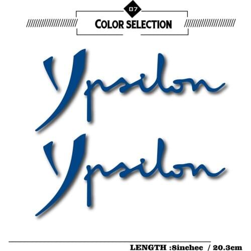 New motorcycle bicycle fuel tank sticker reflective waterproof decaling helmet LOGO for Y ypsilon MOTO car sticker