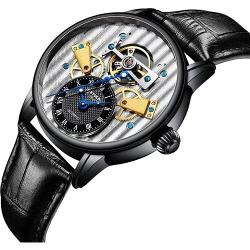 Kinyued Brand New Automatic Luminous Waterproof Mechanical Popular Mens Business Watch