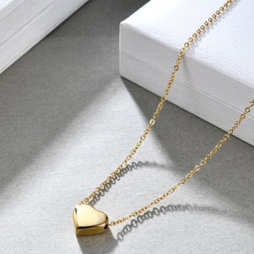 Heart Choker Necklace for Women,Gold Color Stainless Steel Moon Star Geometric Collar Jewelry,Gift to Mom Wife Sisters BFF