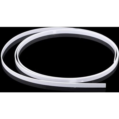 Musiclily 1650x7x1.5mm Plastic Acoustic Classical Guitar Binding, White