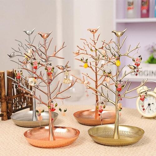 Bird Tree Jewelry Display Jewelry Stand Organizer Earring Holder Necklace Bracelet Rack Holder Display Jewelry holder