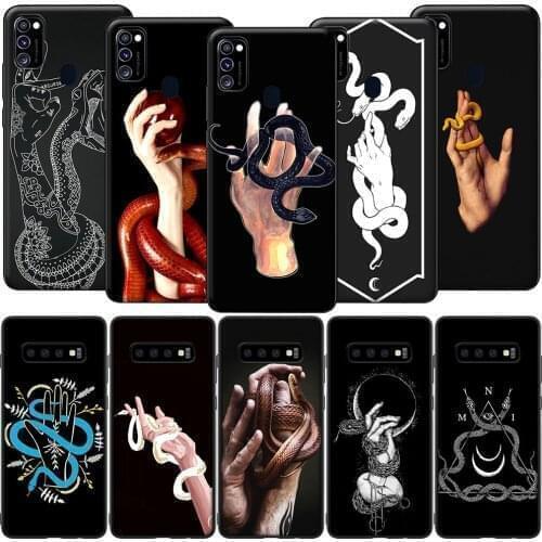 GX85 Hand Snake Case for Samsung A6 A7 A8 Plus A9 A10 A20 A30 A40 A50 A60 A70 A01 EU A11 A21S A31 A41