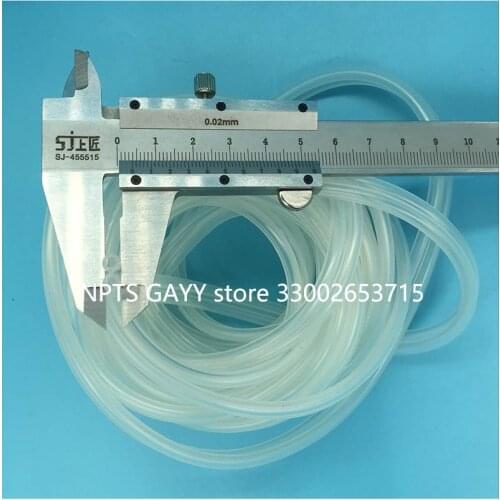 4.5mm*2.5mm Silicone ink hose pipe tube for Mimaki Roland Mutoh printer eco solvent water based DX5 ink pump capping tubing