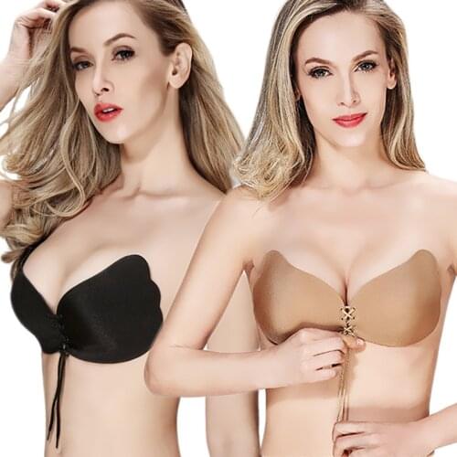 Super Push Up Bra for Small Breast Young Girls Push Up Bra Women Underwear Upgrade Wireless Adhesive Sexy Ladies Bra Plus Size
