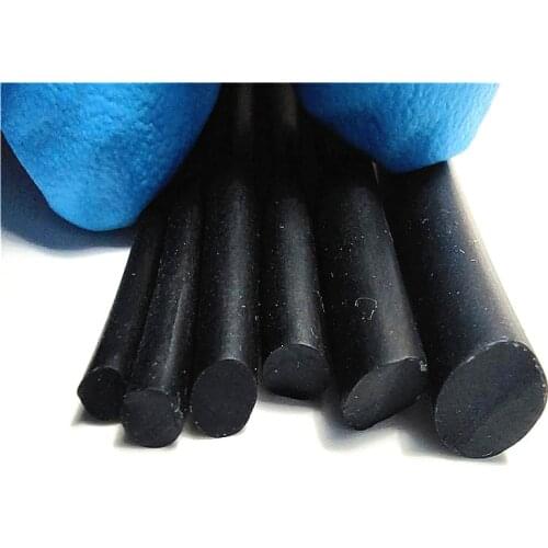 Length 1M to 4M diameter 1mm to 17mm solid black color NBR sealing strip oil resistance nitrile rubber sealing strip