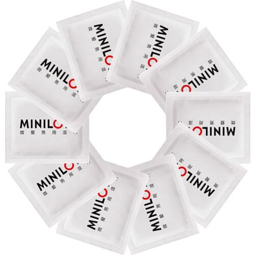 MINILOVE Men Premature Ejaculation Prevent Herbal Peineili Sex Delay Wipes Wet Tissue Oil Cream Delay Wipes Delay Spray Pleasure