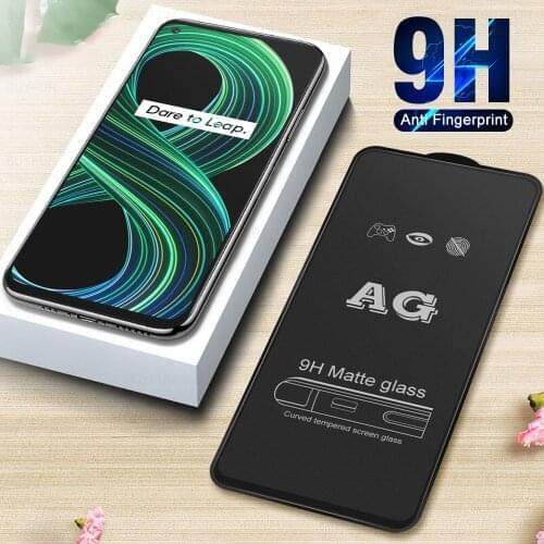 AG Tempered Matte Glass For Oppo Realme 8 Narzo 30 5G Narzo30 Protective Transparent Clear Phone Screen Safety Full Cover Film