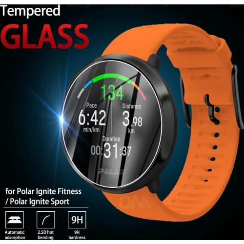 5Pcs 9H Premium Tempered Glass For Polar Ignite Fitness smart watch For POLAR Ignite Sport Screen Protector Film Accessories