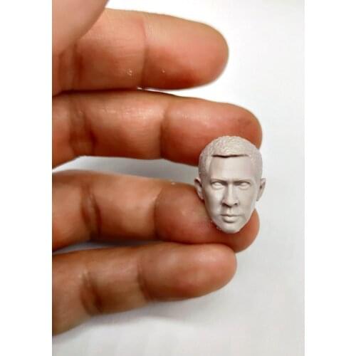 1/12 Scale Hong Kong SDU Nick Cheung Head Sculpt Unpainted Fit 6" ML Figure