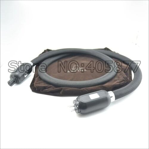 1.8 meter Hifi audio KPC-GR-1C Grand reference series Rhodium plated US power cable for audio power cord