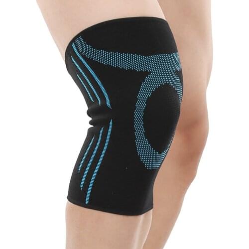 1PCS Elastic Knee Support Brace Wrap Sports Safety Leg Compression Sleeve Men Cycling Running Fitness Knee Pad Protector n