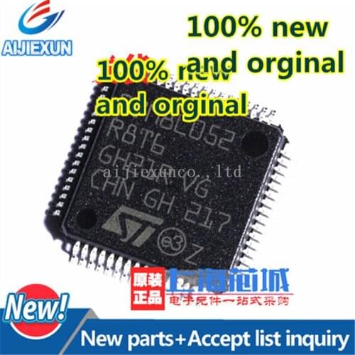 10Pcs STM8L052R8T6 LQFP64 Value Line, 8-bit ultralow power MCU, 64-KB Flash in stock 100%New and original