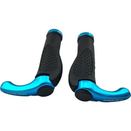 2PCS/LOT Bicycle Durable Anti-slip lock-on Handlebar Cover Bicycle Handlebar Grip Cycling Handle Grip Bar End