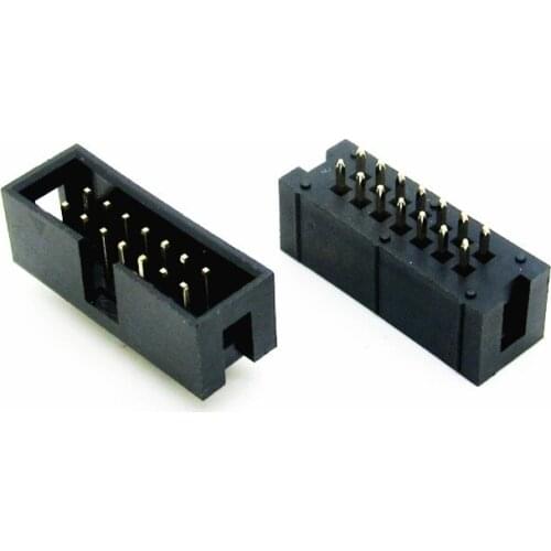 20 PCS 2.54 MM Simple And Easy Ox Horn Seat JTAG Socket ISP Interface DC 3 8 10 14 16 20 26 34 40 P