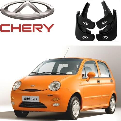 4pcs/set Auto Car fender mudflaps fender mud guard Mudflap for Chery QQ QQ3 QQ6 mini car automobile motor vehicle