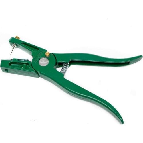 50PCS Ear tag pliers Animal Control Device Green Metal ear thorn tongs Swine Cow Sheep Rabbit Identification tool SN3356