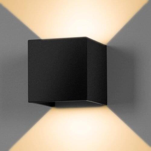 7W LED Wall Light Outdoor Waterproof Adjustable Corridor Light Bedside Sensor Light Aluminum Wall Light Garden Light Wall Light