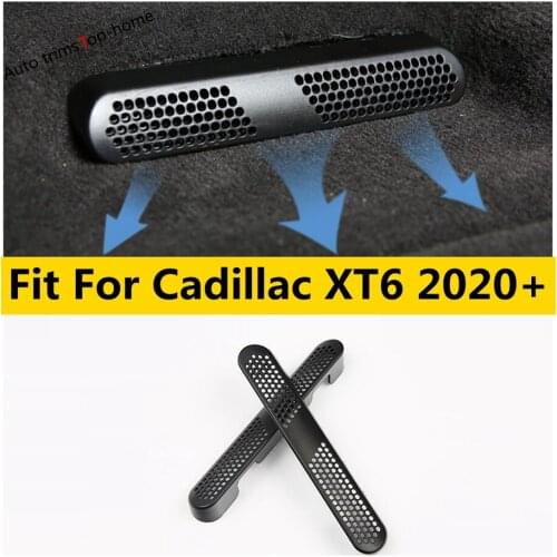 Car Under Seat Air Conditioner Duct Outlet Anti-blocking Cover Trim Plastic Protective Accessories For Cadillac XT6 2020 2021