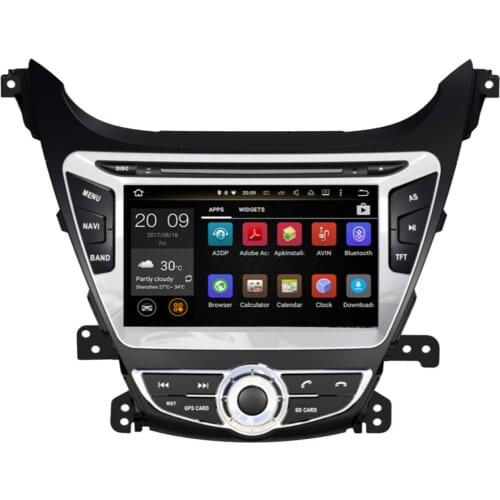 Android 9.0 GPS Navigation WIFI Octa Core 4GB RAM Car Auto Radio Stereo Multimedia Player For HYUNDAI ELANTRA/AVANTE 2014-2015