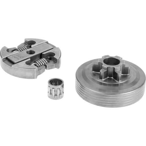 Clutch & Clutch Drum & Needle Bearing Fit for Chinese Chainsaw 2500 25CC Easy installation stable characteristics reliability