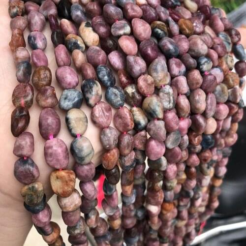 Natural Semi Precious Stone Beads Red Sapphires DIY For Making Necklaces And Bracelets 6*8mm / 7*9mm