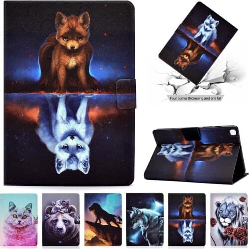 Tablet Case For Samsung Galaxy Tab A7 Lite 8.7 inch 2021 Wolf Fox Animal Cover For Samsung Tab A7 Lite Case Coque T220 T225