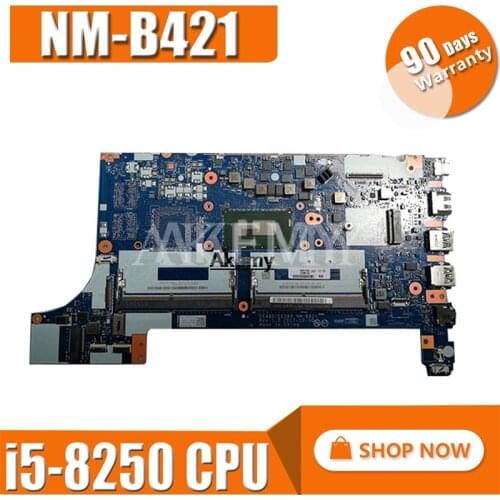 EE480 EE580 NM-B421 For For Lenovo ThinkPad E480 E580 Laptop motherboard 100% work W/ i5-8250 CPU