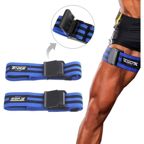 Bodybuilding Leg Occlusion Blood Flow Restriction Training Resistance Bands Kaatsu Straps Gym Fitness Equipment