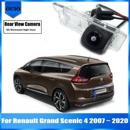 HD rear camera For Renault Grand Scenic 4 2007 ~ 2020 Night vision / waterproof Backup Parking Reversing Camera