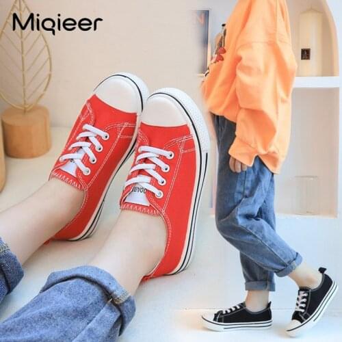 Fashion Canvas Shoes For Boys Girls Spring Breathable Soft Sole Non-slip Children Casual Sneakers Baby Toddler Kids School Shoes