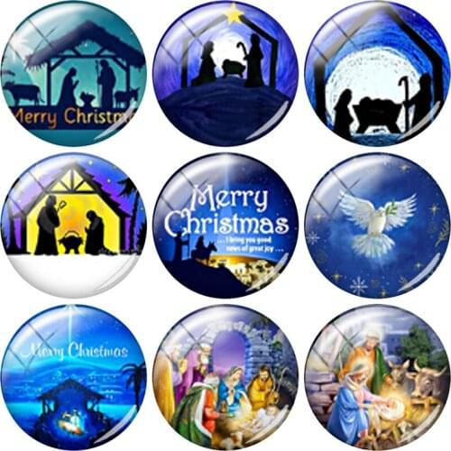 TAFREE Religion and angels 12/15//16/18//20//25 mm Round Handmade Photo Glass Cabochons & Pendant Cameo Settings TQ445