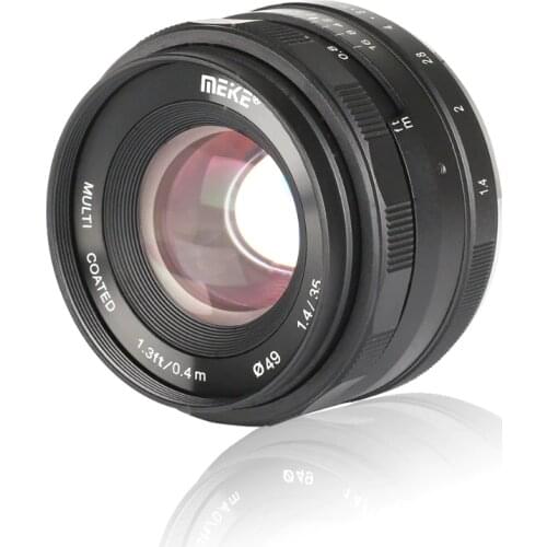 Meike 35mm f1.4 Manual Focus lens APS-C for Fuji X-mount /for Sony E Mount /for Micro 4/3 Camera a7 a7II a6000 a6500 a7iii a6300