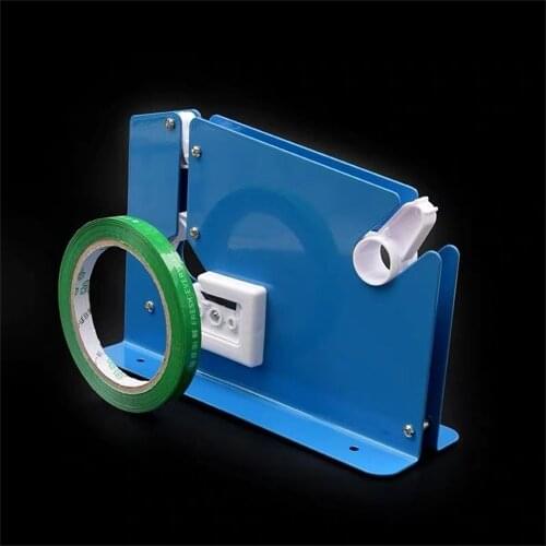 Metal House Bag Taper With Trimmer, Supermarket Store Bag Neck Sealer Cutter Heavy Duty Packaging Bag Fastener Tape Dispenser