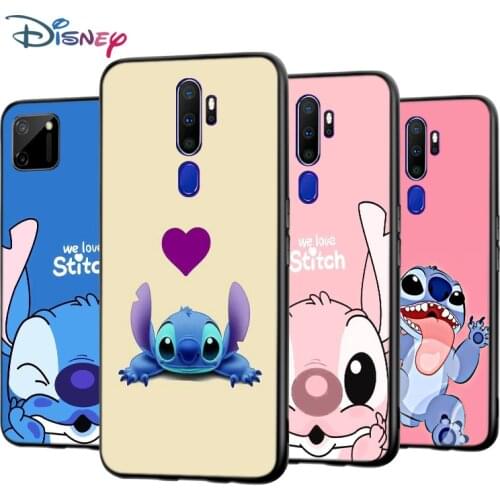 Cute Lilo Stitch For OPPO A5 A9 A7 A11X A1K A12 A12E A31 A32 A53 A53S A72 A73 A93 AX7 Pro 2020 Silicone Phone Case