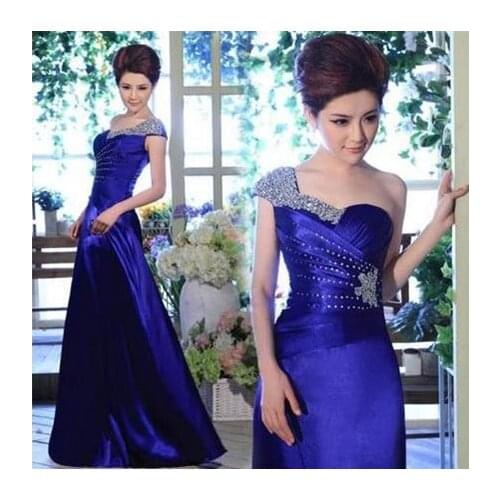 MONAYARN Womens One Shoulder Evening Dresses