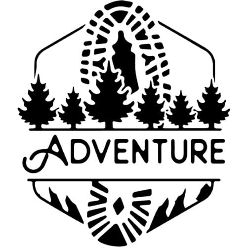 S50702# Various Sizes/Colors Car Stickers Vinyl Decal Adventure Motorcycle Decorative Accessories Creative Laptop Helmet