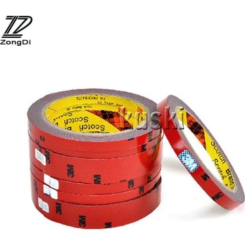 ZD 3M Car Double-sided Automobiles Motorcycle Tape Stickers For Volvo S60 V70 XC90 Subaru Forester Peugeot 307 206 308 407 3008