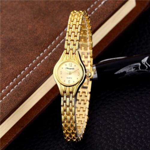 Womens Gold Watches Small Dial Luxury Bracelet Ultra Thin Watchband Fashion Quartz Wrist Watch Gift for Women relogio feminino