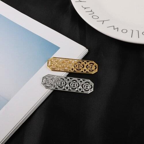 10pcs Gold/Rhodium Plated Iron Crafts Tone Filigree Flower Wraps Connectors For DIY Jewelry Making Findings