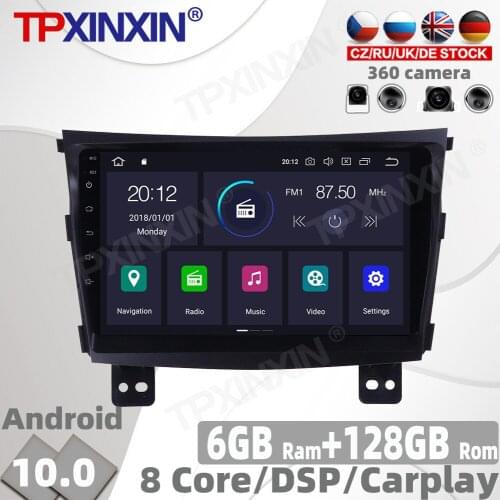 6+128GB Android 10.0 For Mahindra XUV300 Car Radio Multimedia Video Stereo Player Navigation GPS Accessories no 2din 2 din DVD