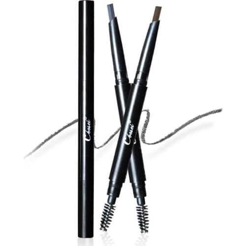 Coosei Brand Eyebrow Pencil Eye Powder Double Sided Waterproof Eyebrow Pencil & Brush Enhancer Long Lasting Makeup Tool