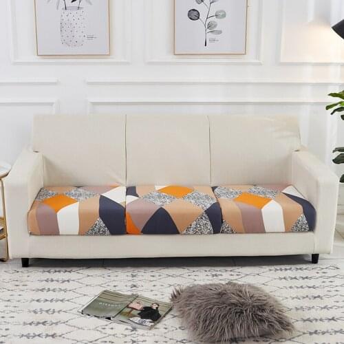 Printed sofa cushion cover Sofa Seat Cover Elastic Sofa Cushion Seater Cover for Living Room L-shaped Sofa funda de chaise loung