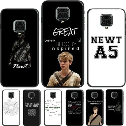 The Maze Runner Qoutes Case For Xiaomi Redmi Note 9 Pro Note 8 Pro Note 9S 7 8T Cover For Redmi 9 9A 9C Coque