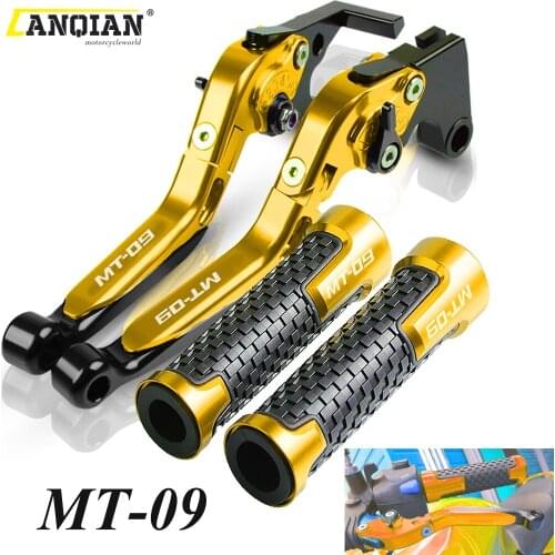 For Yamaha MT09 SP 2017 2018 2019 2020 2021 Motorcycle Accessories Adjustable Folding Brake Clutch Lever Handle Grip MT 09 MT-09