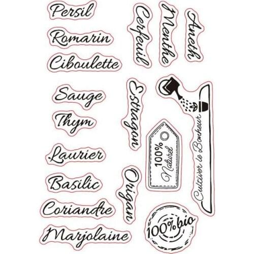 French Clear Stamp Or stamp for DIY Scrapbooking/Card Making/Kids Fun Decoration Supplies A121